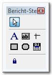2. Werkzeugleiste Bericht-Steuerelemente