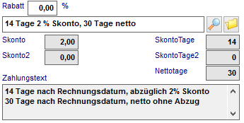 1. Registerkarte als Lieferant