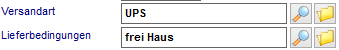 3. Versandarten und Lieferbedingungen