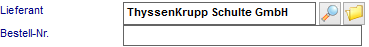 1. Lieferantenauswahl