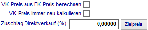 4. VK aus EK und Zuschlag