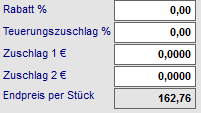 5. Rabatt und Zuschläge