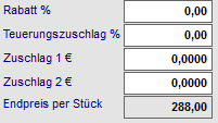 5. Rabatt und Zuschläge