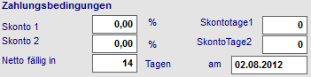 3. Zahlungsbedingungen