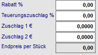 5. Rabatt und Zuschläge