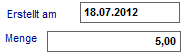 7. Datum und Menge