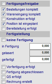 24. Auftragsstatus