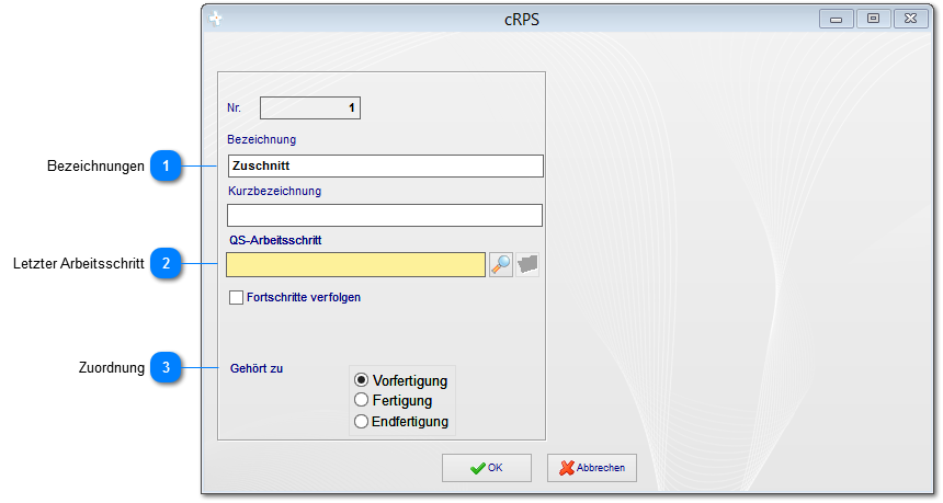 3.7 Fertigungsstufen