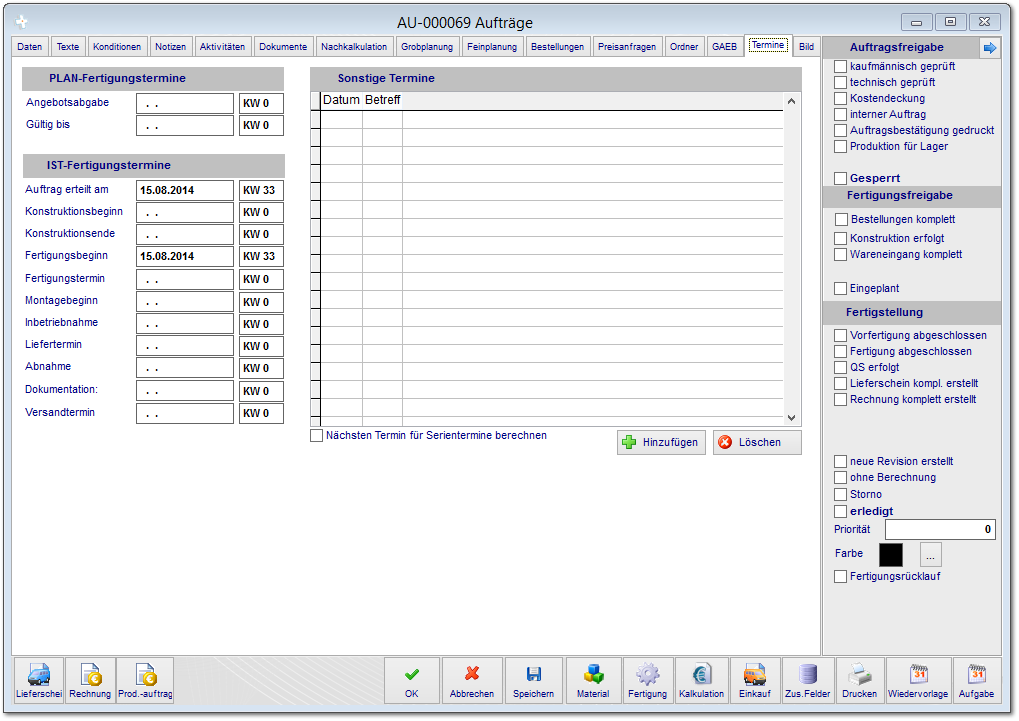 3.13.5 Termine (optional)