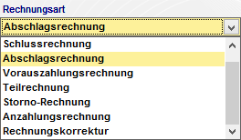 2. Rechnungsart
