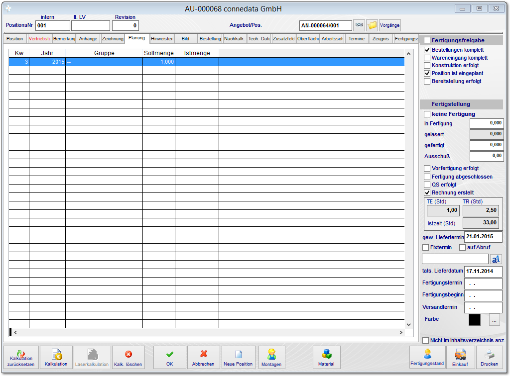 3.1.1.2 Planungsdaten