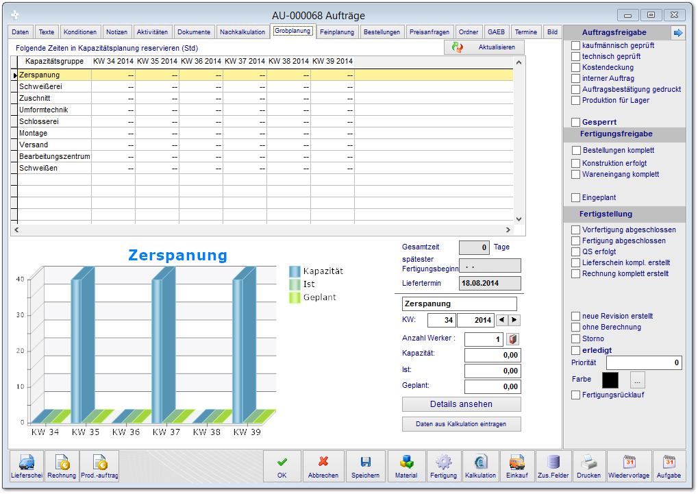 3.7 Grobplanung (optional)